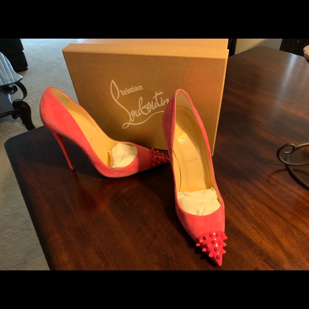 Christian Louboutin Geo pump 120 Suede - Picture 5 of 6